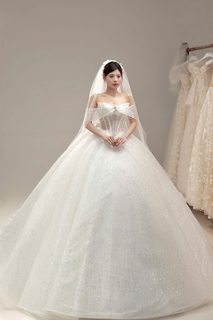 váy cưới phong cách công chúa quy nhơn 1